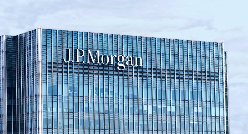 JP Morgan Geschäftsgebäude verglast