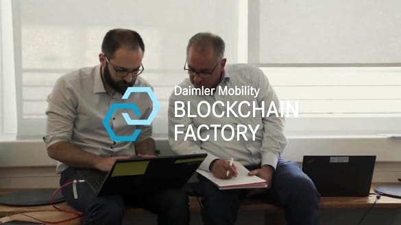 Video preview image - Blockchain Factory at Daimler Mobility AG